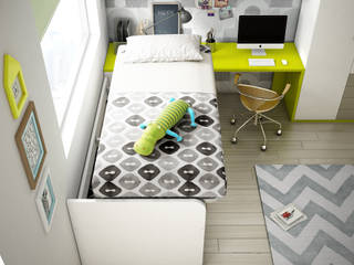 Dormitorios juveniles, Andar por Casa Andar por Casa Phòng trẻ em phong cách hiện đại