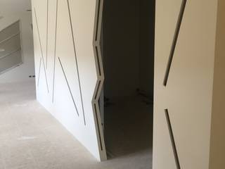 Interiorismo futurista , andres y cia andres y cia Commercial spaces Synthetic White