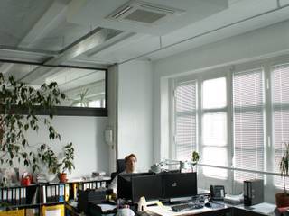 Klimatisierung einer Büroetage in historiischem Fabrikgebäude, equadr.at GmbH equadr.at GmbH Ruang Komersial