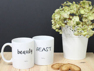 Canecas Beauty & Beast, Culto Decor Culto Decor KitchenCutlery, crockery & glassware Ceramic
