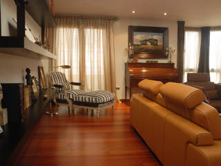 Ático - duplex en Murcia, Rosa Sánchez Arquitectura de interior Rosa Sánchez Arquitectura de interior Eclectic style living room