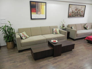 Apartment, TWISHA THAKKER TWISHA THAKKER Modern living room