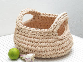 Erdtöne, em.do nordic style em.do nordic style Living room Cotton Red