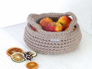 Erdtöne, em.do nordic style em.do nordic style Living room Cotton Red