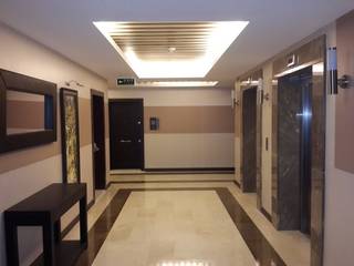 CCT 109 Project in Beylikduzu, CCT INVESTMENTS CCT INVESTMENTS Modern Corridor, Hallway and Staircase