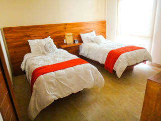 Condos Sotavento, Isla Mujeres, Natureflow® Natureflow® BedroomBeds & headboards Solid Wood Wood effect
