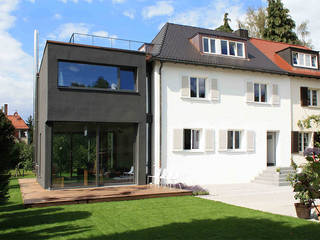 Haus L125, Holzerarchitekten Holzerarchitekten Moderne Häuser Anlage,Himmel,Wolke,Gebäude,Eigentum,Fenster,Haus,Baum,Leuchte,Grundstück