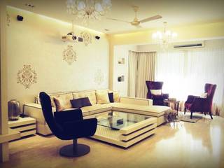 Sanghvi Residence, SwitchOver Studio SwitchOver Studio Living room