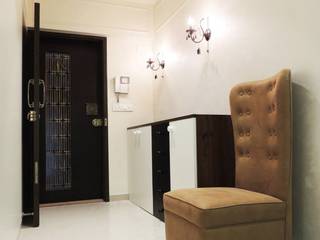 A project at Borivali, SwitchOver Studio SwitchOver Studio Modern corridor, hallway & stairs