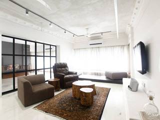 Khar Residence, SwitchOver Studio SwitchOver Studio ห้องนั่งเล่น