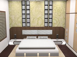 Bed Room, Suthar Interior & architecture Suthar Interior & architecture Kamar Tidur Modern Kayu Wood effect