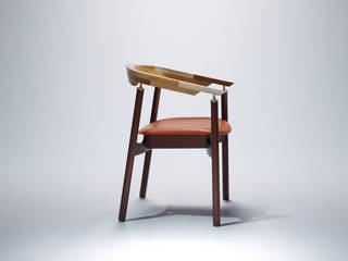 Ostinato seriese Arm Chair, MOCTAVE MOCTAVE モダンデザインの ダイニング 無垢材 多色