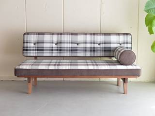 BUTTON SOFA, NATURE FURNISH NATURE FURNISH غرفة المعيشة خشب Wood effect