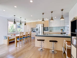 One Roof House, mlnp architects mlnp architects Modern dining room