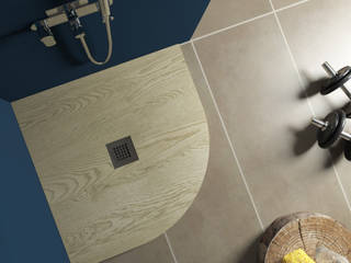 ​plasma® per RELAX DESIGN - piatti doccia texture naturali, plasma plasma Minimalist style bathroom