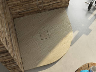 ​plasma® per RELAX DESIGN - piatti doccia texture naturali, plasma plasma Minimalist style bathroom