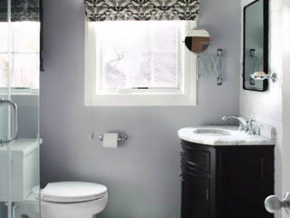 Salle de bain, ANNA DUVAL ANNA DUVAL Phòng tắm phong cách kinh điển Grey