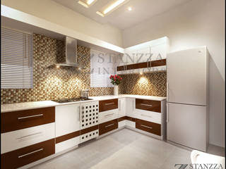 Liju Cherian stanzza Modern kitchen