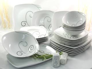 Porzellan Tafelservice Essservice Kombiservice 30tlg TK-972 Malia-ann, Ciel Porzellan & Glas e.k. Ciel Porzellan & Glas e.k. Salle à manger moderne Porcelaine