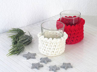 X-MAS, em.do nordic style em.do nordic style Living room Cotton Red