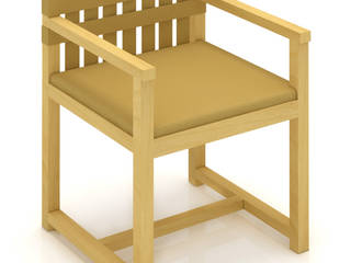 Silla - Neidel, diesco diesco 现代客厅設計點子、靈感 & 圖片 塑木複合材料