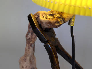 Tischlampe Quinque - Upcycling von LuxUnica, LuxUnica - Upcycling-Kunst LuxUnica - Upcycling-Kunst SalonOświetlenie