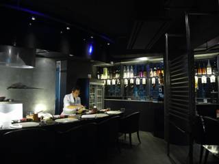 tempra & bar TAKA, (株)グリッドフレーム (株)グリッドフレーム インダストリアルなレストラン