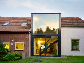 verbouwing woonhuis , JMW architecten JMW architecten モダンな 家 ガラス