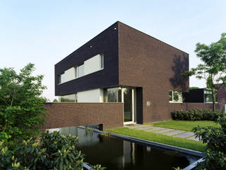 Moderne villa , Engelman Architecten BV Engelman Architecten BV บ้านและที่อยู่อาศัย