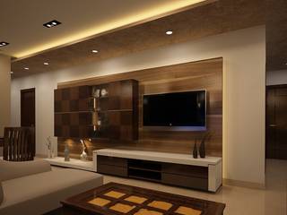 Residential Interiors, Prism Architects & Interior Designers Prism Architects & Interior Designers غرفة المعيشة