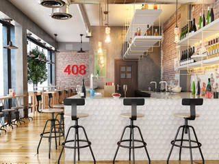 Cafe 408, VN Studio VN Studio Vườn nội thất