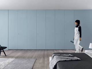 Novamobili Kleiderschrank Intono zum selber Streichen, Livarea Livarea Modern Bedroom