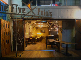 Diners The Five Points, (株)グリッドフレーム (株)グリッドフレーム Industrial style clinics