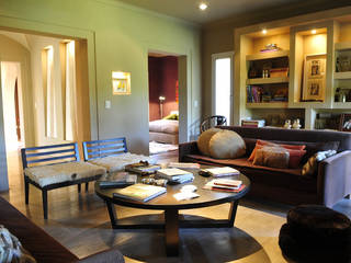 Encuentro, Estudio Moron Saad Estudio Moron Saad Moderne Wohnzimmer
