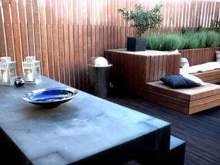 Chill Out Urbano, Calleres - Architecture & Interior Design Calleres - Architecture & Interior Design 露臺