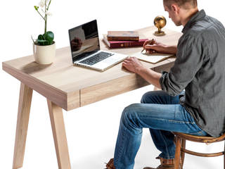 Praktische Schreibtische im ausgefallenem Design, Baltic Design Shop Baltic Design Shop Scandinavian style study/office Wood Wood effect
