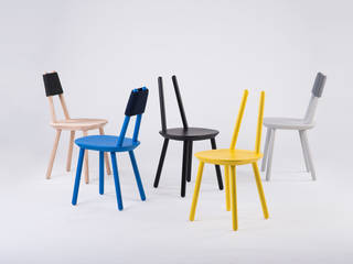 Moderne Stühle aus Holz, Baltic Design Shop Baltic Design Shop Skandinavische Esszimmer Holz Mehrfarbig