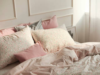 Bedding set (cotton) 01 Botanic garden, (주)이투컬렉션 (주)이투컬렉션 Modern style bedroom