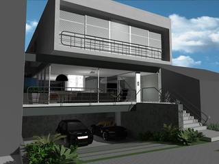casa brj, grupo pr | arquitetura e design grupo pr | arquitetura e design Modern houses