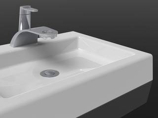 E-Tap, Marcos Alves Design Marcos Alves Design Ванная в стиле лофт Металл