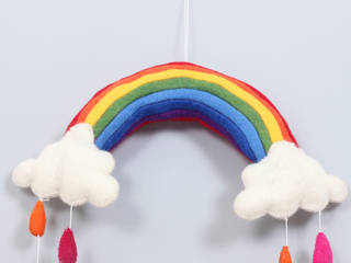 Rainbow Mobile, bunt bunt Cuartos infantiles de estilo moderno