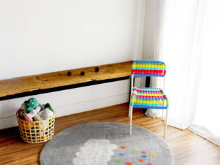 Yellow Cloud Rug & Multi Cloud Rug, bunt bunt Planchers