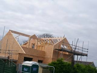 St Keverne Cornwall - Timber Frame House Project, Building With Frames Building With Frames Будинки Дерево