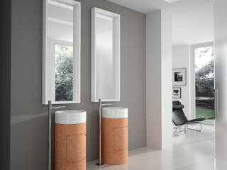 Round com coluna, Melissa vilar Melissa vilar Minimalist style bathroom White