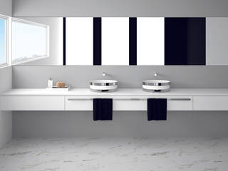RING - Lavatório de pousar, Melissa vilar Melissa vilar Modern bathroom Ceramic White