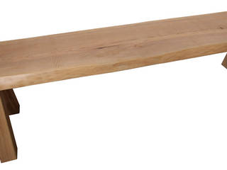 Tisch mit Bank aus Esche Massiv, Schreinerei Möbel - Holzsport Häupler Schreinerei Möbel - Holzsport Häupler Rustic style dining room Wood Wood effect