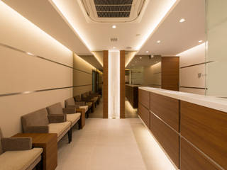 UMEDA LINGUAL, AHandDesign inc. AHandDesign inc. Ruang Komersial Kayu Wood effect