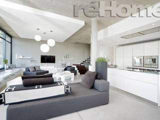 Châtillon d'Azergues, réHome réHome 现代客厅設計點子、靈感 & 圖片