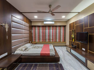 Kumar Residence, Spaces and Design Spaces and Design Dormitorios de estilo moderno