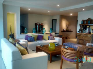 Decoración y mobiliario Departamento Regency, Bianco Diseño Bianco Diseño Modern living room